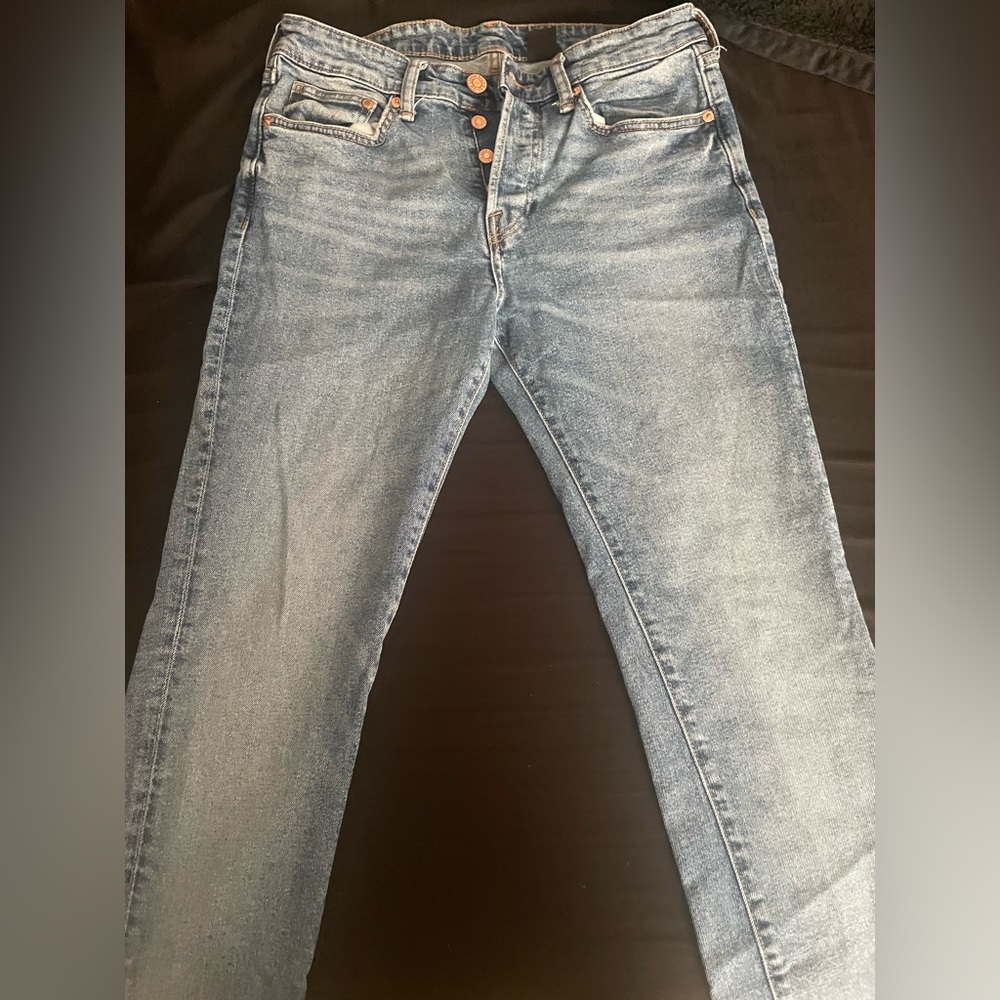 Skinny Blue Jeans